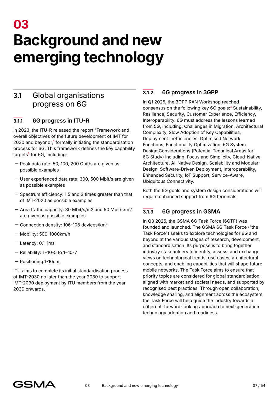 全球移动通信系统协会（GSMA）：2026 6G 终端研究报告（英文版）（54页）.pdf_第7页