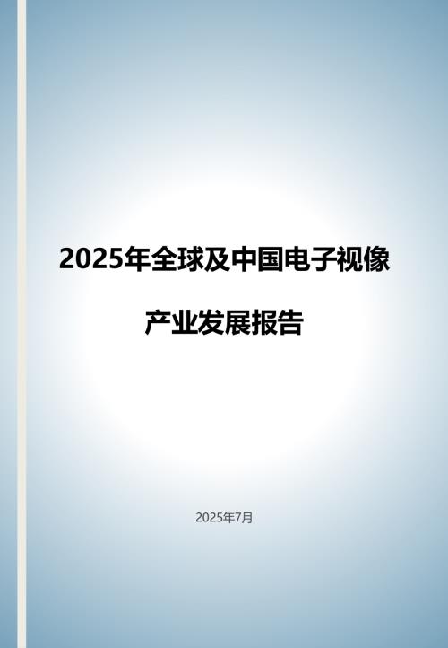 中国电子视像行业协会：2025年全球及中国电子视像产业发展报告（节选）（28页）.pdf