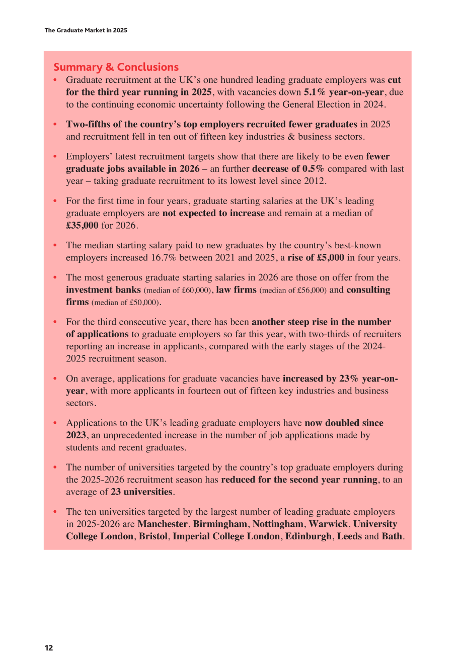 High Fliers：2026英国毕业生就业市场简报（英文版）（12页）.pdf_第12页