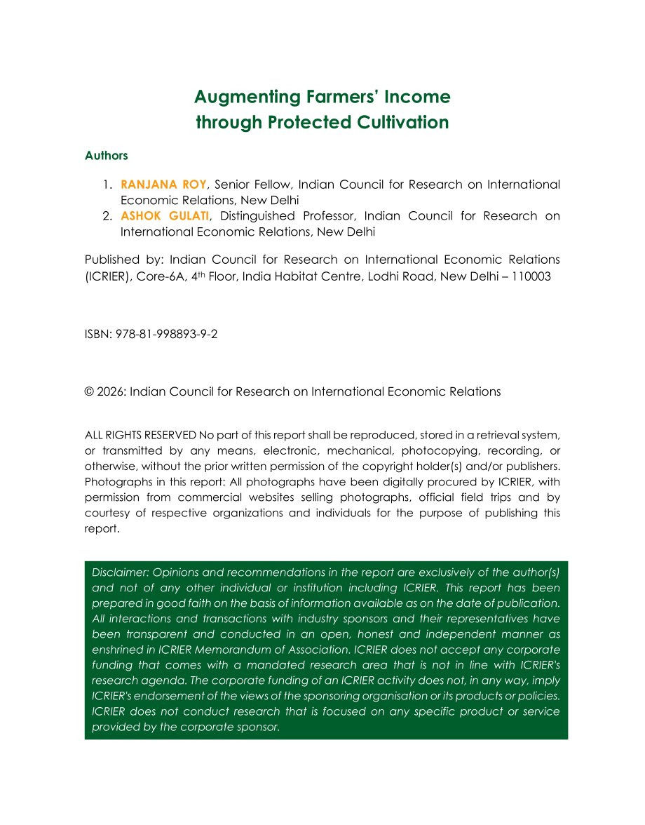 ICRIER & Kotak Karma：2026依托设施栽培提升印度农户收入研究报告（英文版）（105页）.pdf_第3页