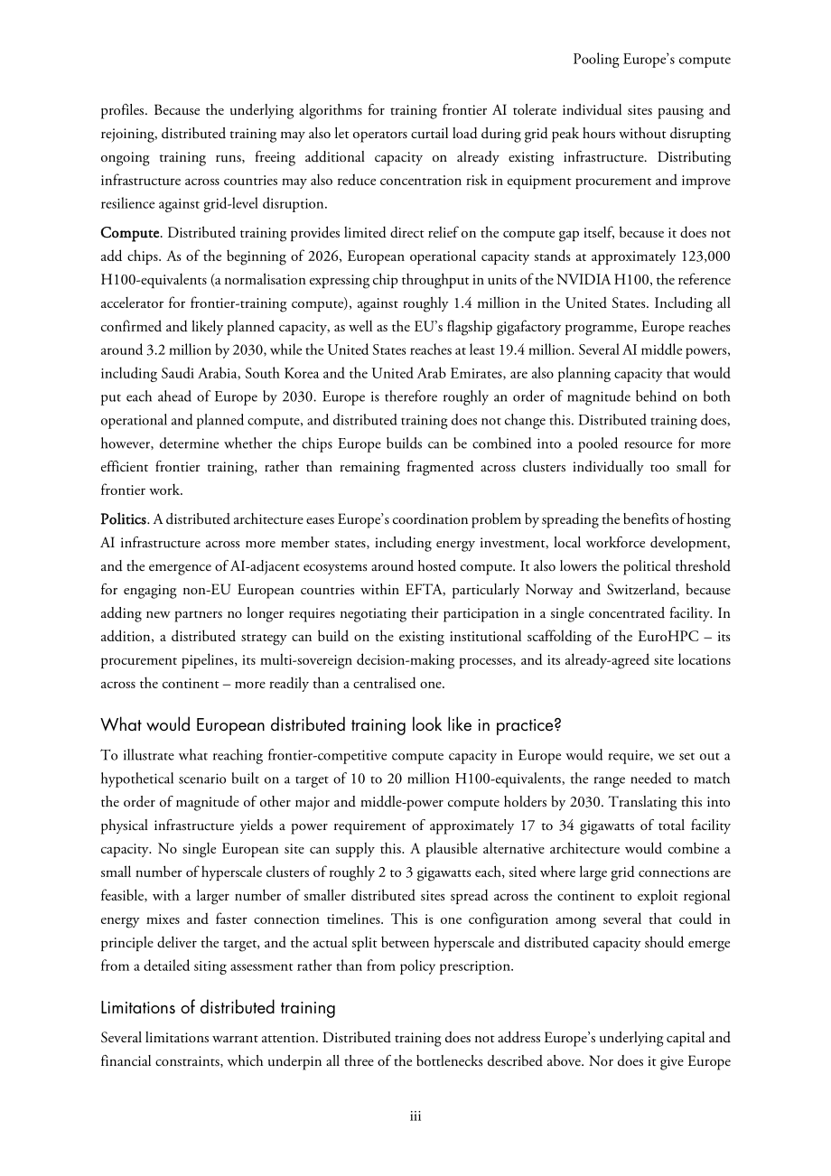 兰德公司：2026整合欧洲算力资源：分布式训练赋能欧洲前沿人工智能发展前景研究报告（英文版）（57页）.pdf_第5页