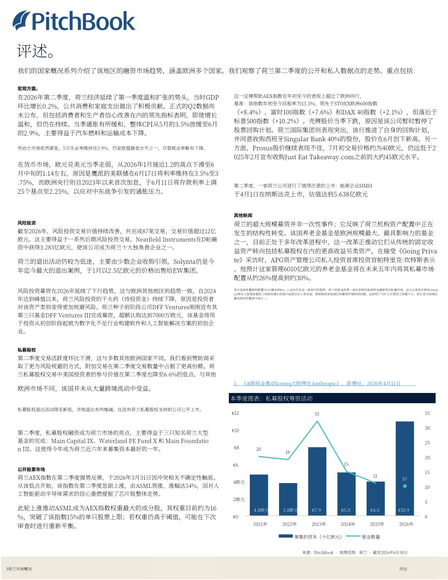 PitchBook：2026年第二季度荷兰私募与风投市场更新报告（英文版）（19页）.pdf_第4页