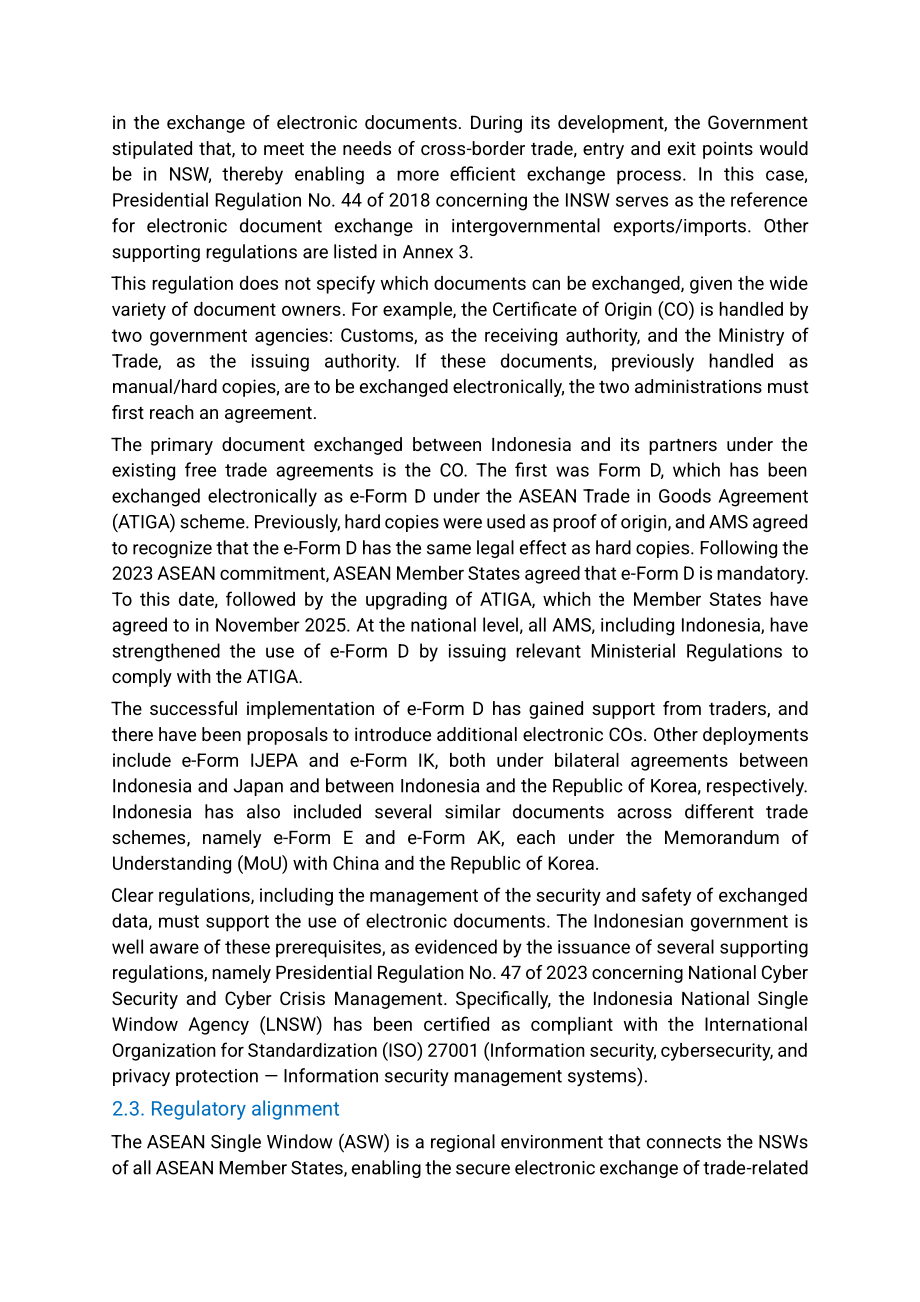 ESCAP & LNSW：2026印尼跨境单一窗口互联互通就绪度评估报告（英文版）（44页）.pdf_第13页
