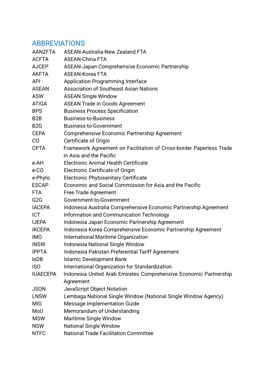 ESCAP & LNSW：2026印尼跨境单一窗口互联互通就绪度评估报告（英文版）（44页）.pdf_第9页