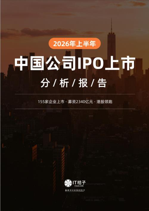 IT桔子：2026年上半年中国公司IPO上市分析报告（22页）.pdf