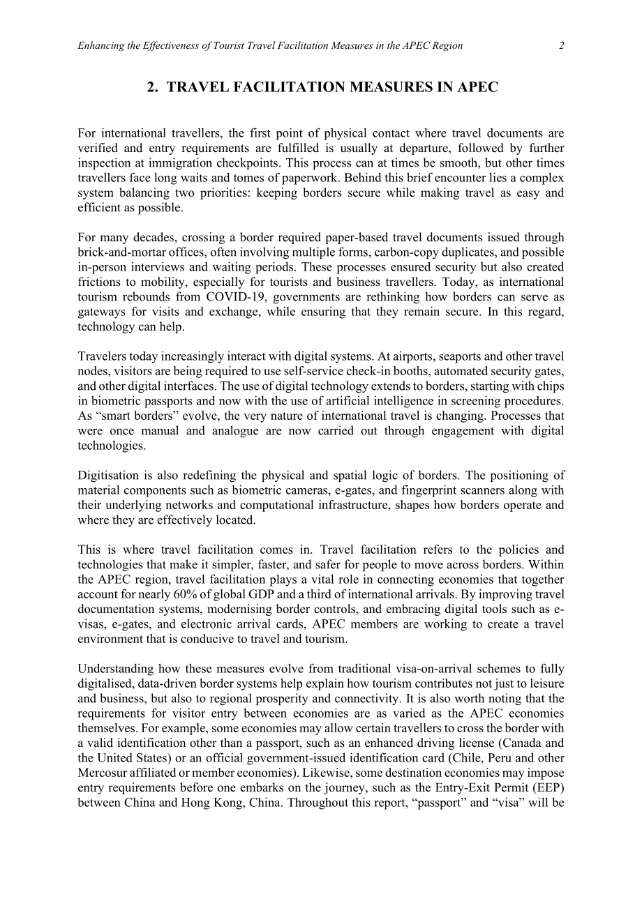 亚太经合组织：2026提升 APEC 区域旅游便利化措施成效研究报告（英文版）（46页）.pdf_第7页
