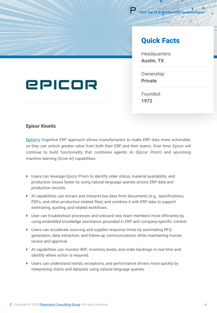 Panorama Consulting：2026年十大人工智能赋能 ERP 系统研究报告（英文版）（21页）.pdf_第6页