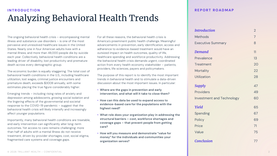 Trilliant Health：2026行为健康业务线洞察报告（英文版）（84页）.pdf_第2页