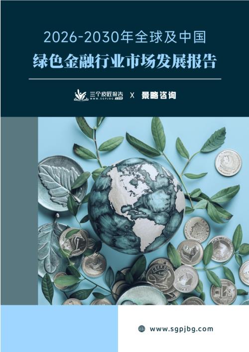 三个皮匠报告：2026-2030年全球及中国绿色金融行业市场发展报告