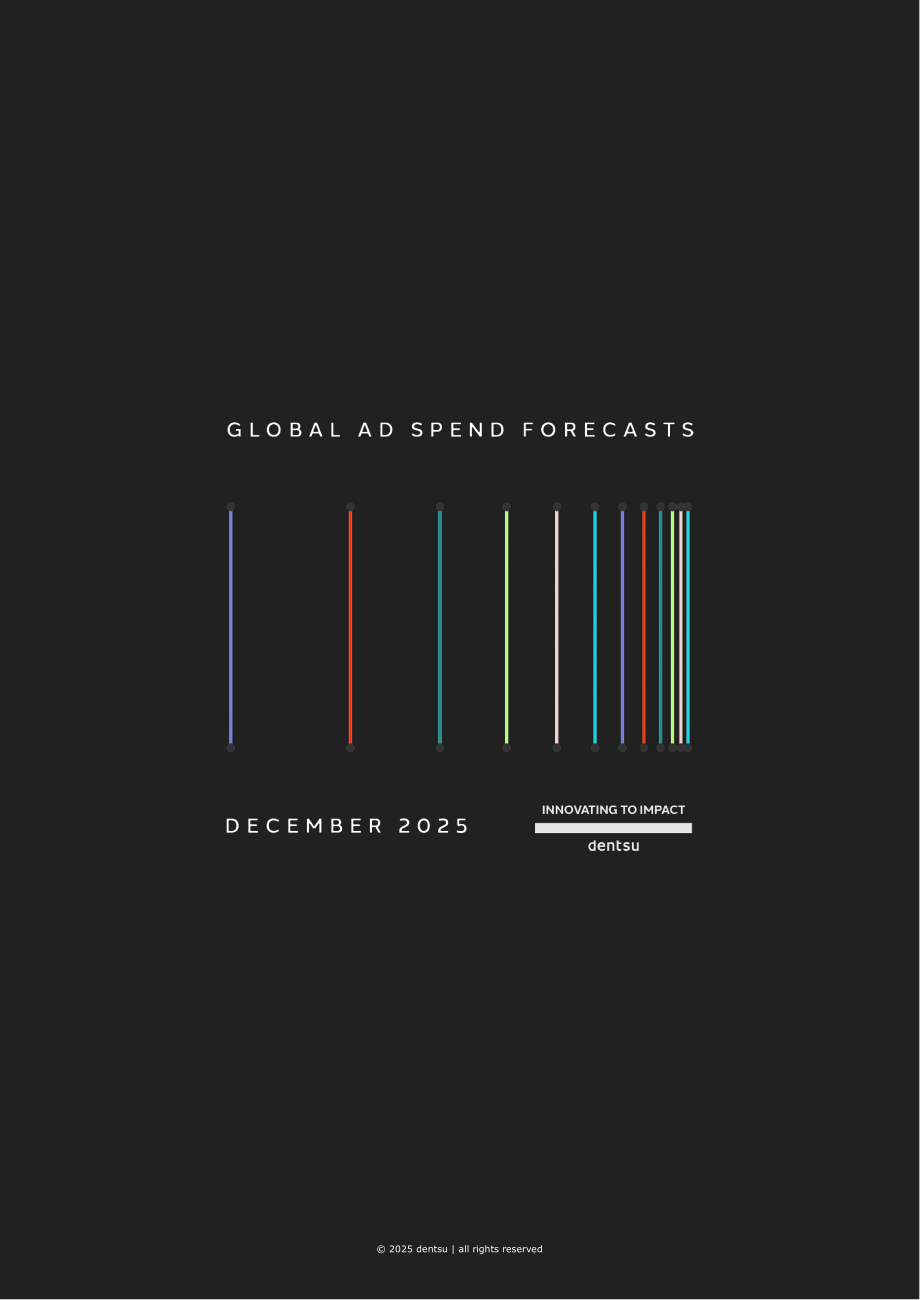 电通（Dentsu）：2025年全球广告支出预测报告（英文版）（23页）.pdf_第1页