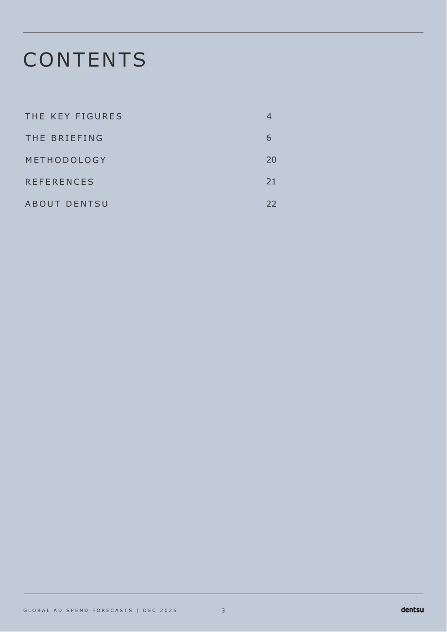 电通（Dentsu）：2025年全球广告支出预测报告（英文版）（23页）.pdf_第3页