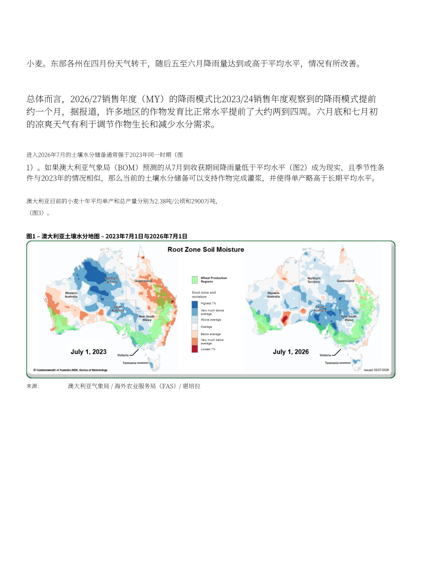 美国农业部（USDA）：2026澳大利亚谷物与饲料市场更新报告（英文版）（32页）.pdf_第4页