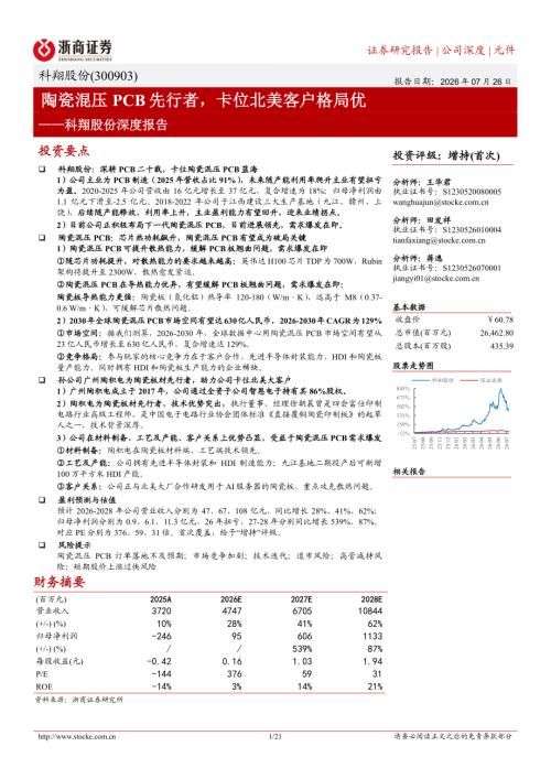 科翔股份-300903-A股公司研究报告：陶瓷混压PCB先行者卡位北美客户格局优-260726（21页）.pdf