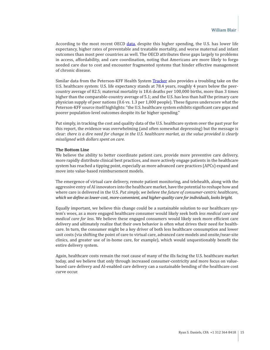 William Blair：2026以消费者为中心的医疗领域更新报告：人工智能如何重塑医疗消费体验（英文版）（70页）.pdf_第15页
