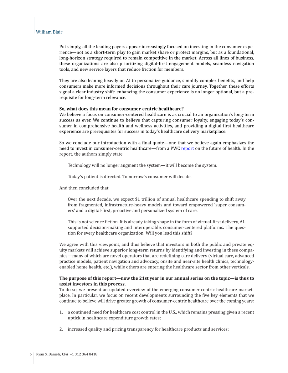 William Blair：2026以消费者为中心的医疗领域更新报告：人工智能如何重塑医疗消费体验（英文版）（70页）.pdf_第6页