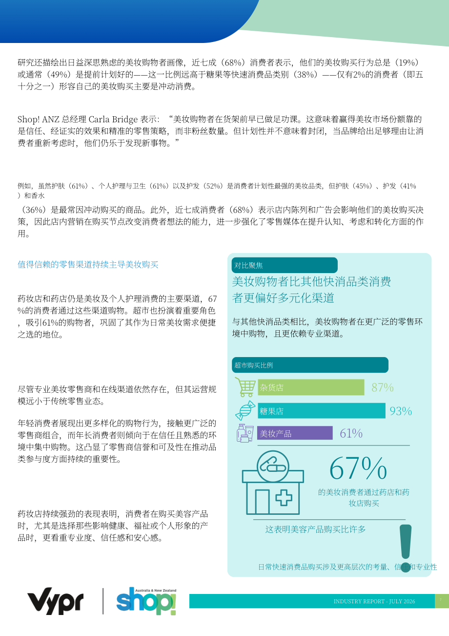 Vypr & Shop! ANZ：2026澳大利亚美妆行业深度研究报告：消费者购物行为如何演变（英文版）（20页）.pdf_第7页