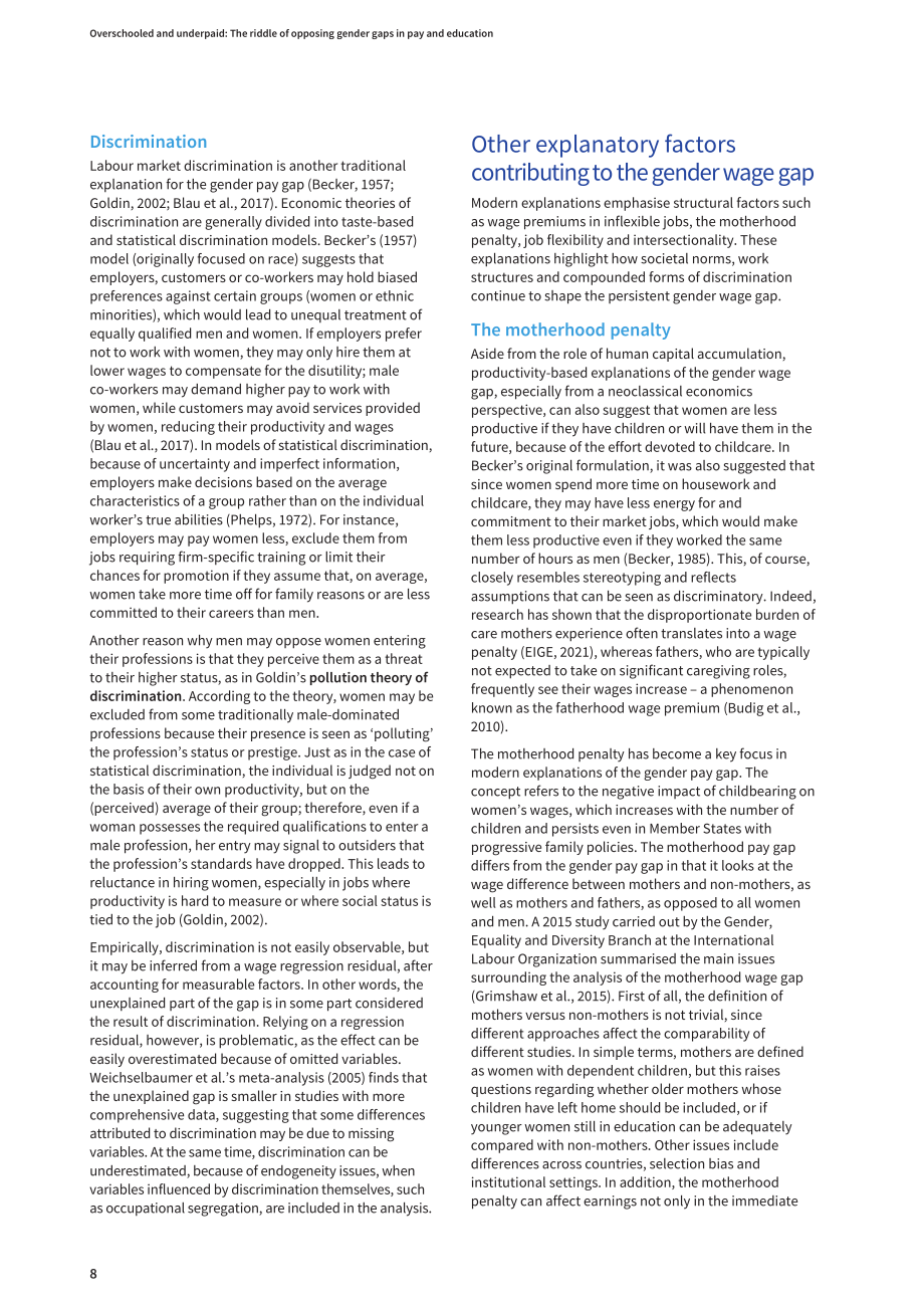 Eurofound：2026学历过剩与薪酬偏低：薪酬与教育领域反向性别差距谜题研究报告（英文版）（46页）.pdf_第14页
