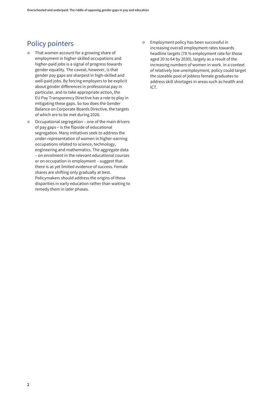 Eurofound：2026学历过剩与薪酬偏低：薪酬与教育领域反向性别差距谜题研究报告（英文版）（46页）.pdf_第8页
