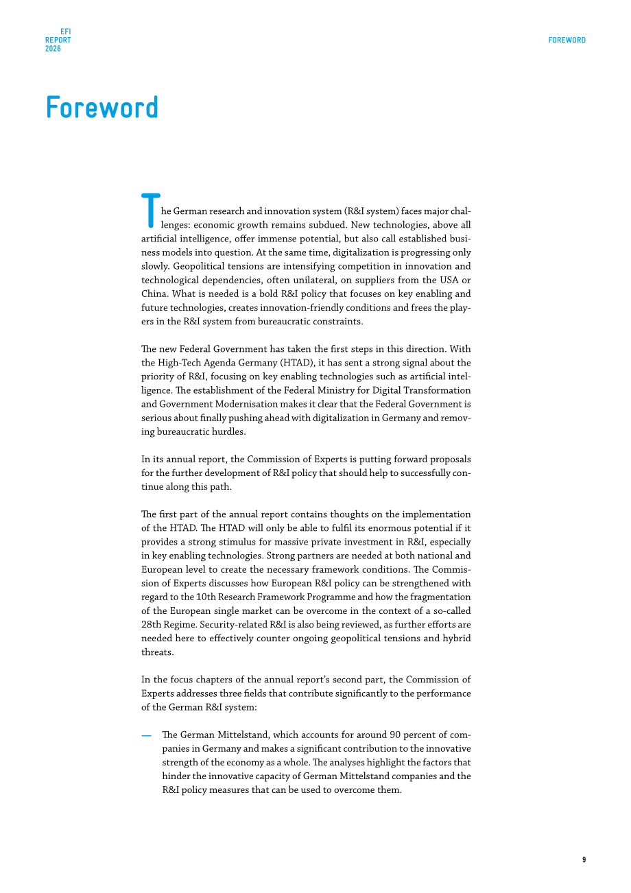 德国研究与创新专家委员会（EFI）：2026年德国研究、创新与科技成果报告（英文版）（166页）.pdf_第9页