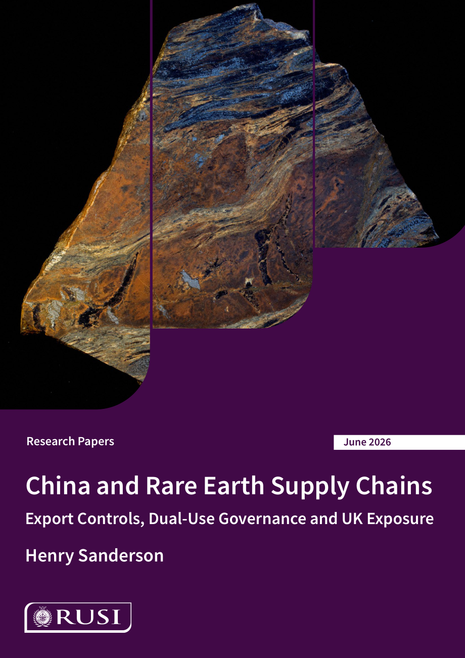 RUSI：2026中国与稀土供应链研究报告：出口管制、两用物项治理及英国供应链风险（英文版）（42页）.pdf_第1页