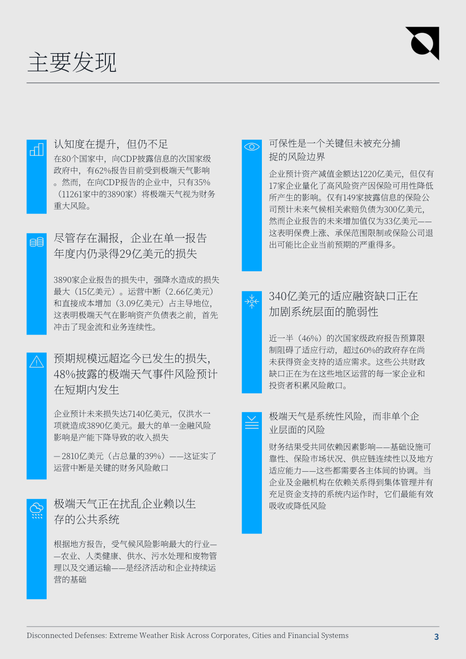 CDP：2026断裂的防御体系：极端天气对企业、城市和金融体系构成的风险分析报告（英文版）（11页）.pdf_第3页