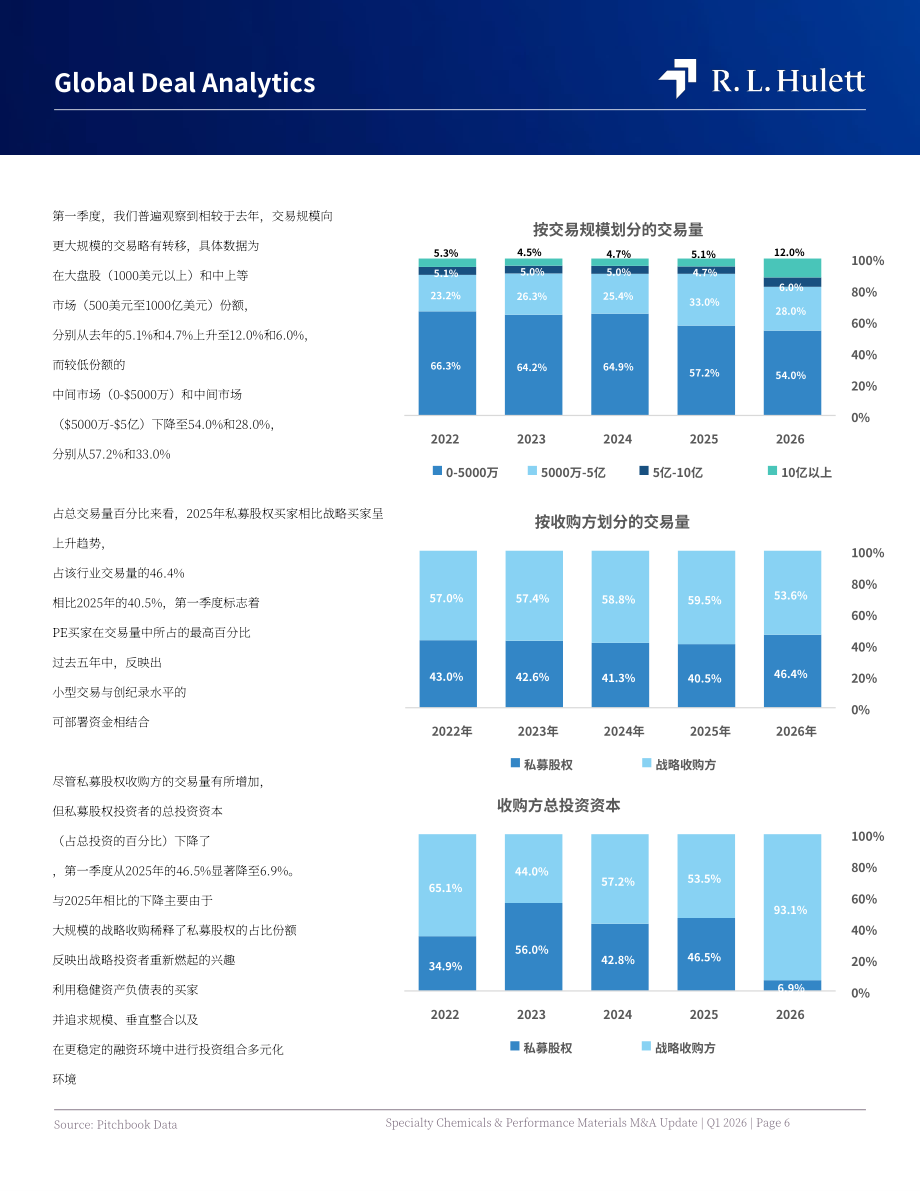 RL Hulett：2026年第一季度全球特种化学品与高性能材料行业并购市场研究报告（英文版）（22页）.pdf_第6页