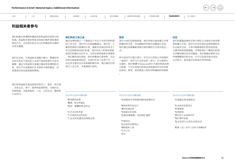 嘉能可（GLENCORE）2021年可持续发展报告（英文版）（136页）.pdf_第15页