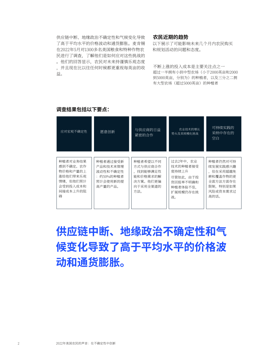 麦肯锡（McKinsey）：2022年美国农民之声-在不确定性中创新（英文版）（10页）.pdf_第2页