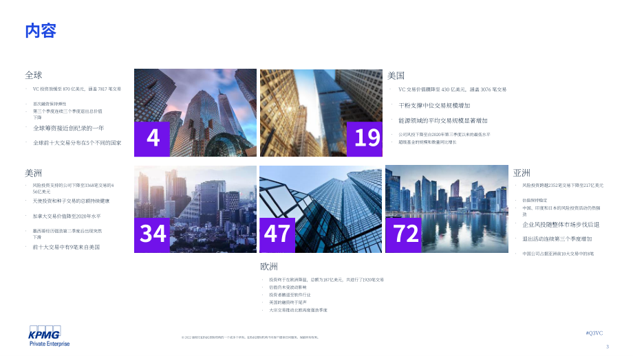 毕马威（KPMG）：风投脉搏-2022年第三季度全球风投趋势分析报告（英文版）（94页）.pdf_第3页