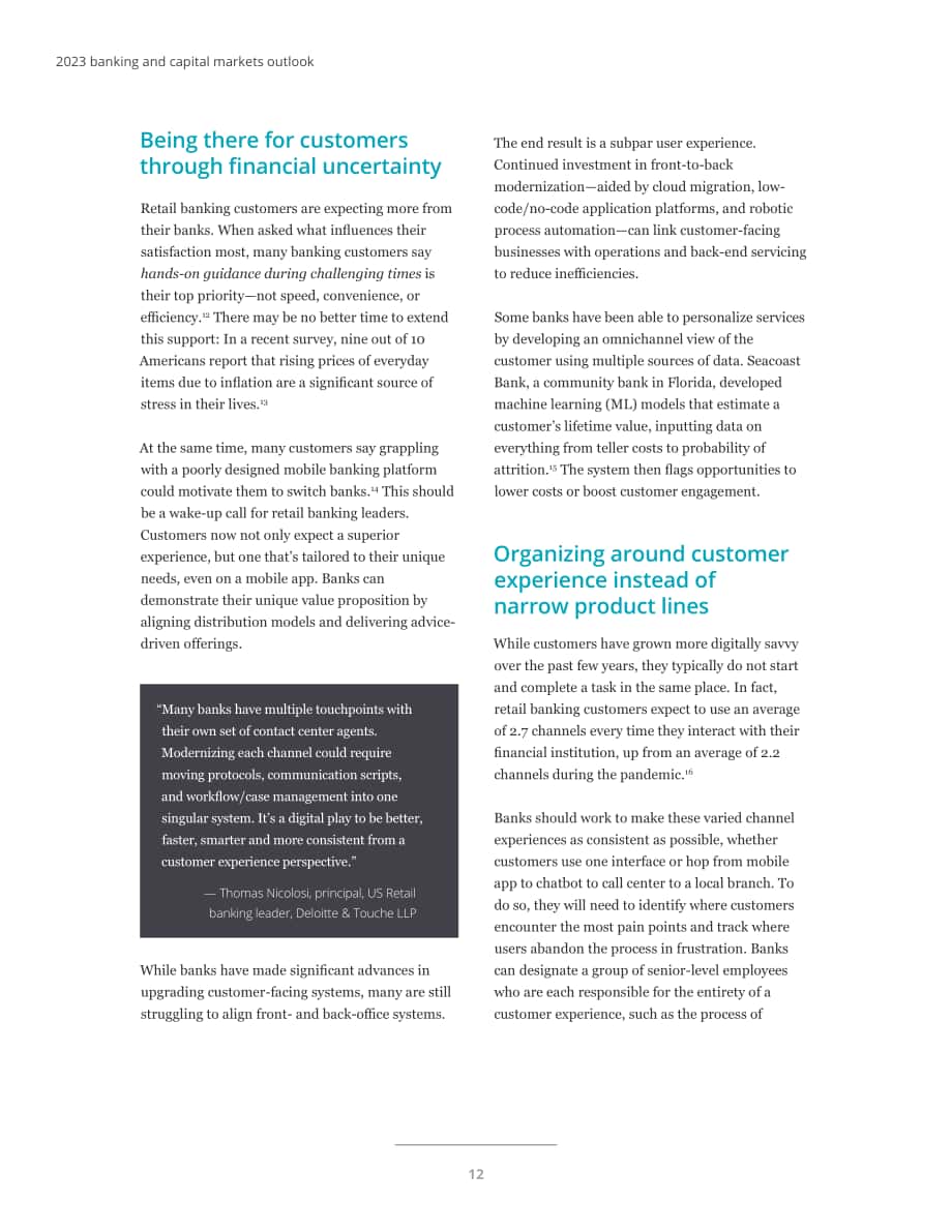 德勤（Deloitte）：2023年全球银行业及资本市场展望报告（英文版）（70页）.pdf_第14页