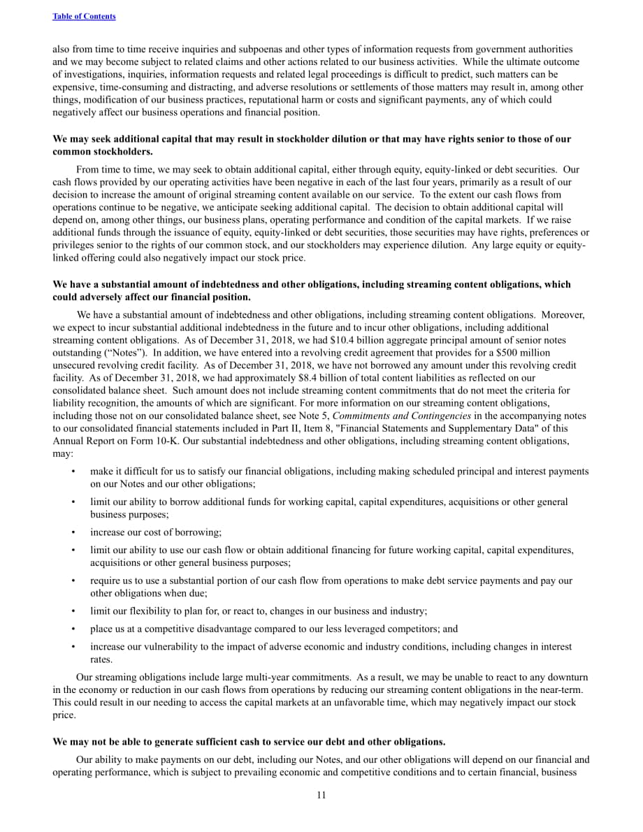 奈飞公司 Netflix, Inc. (NFLX)2018年年度报告（英文版）（78页）.pdf_第14页
