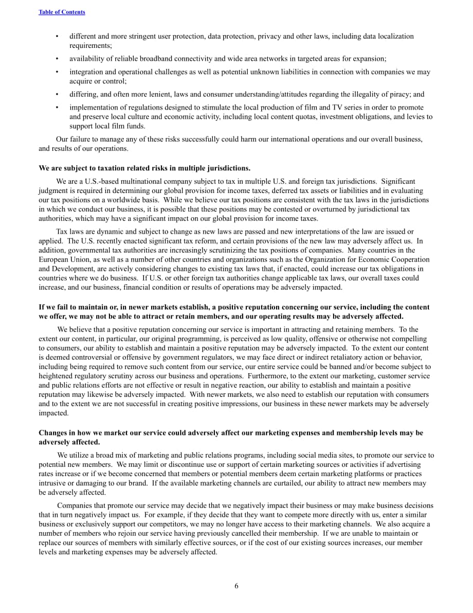 奈飞公司 Netflix, Inc. (NFLX)2018年年度报告（英文版）（78页）.pdf_第9页