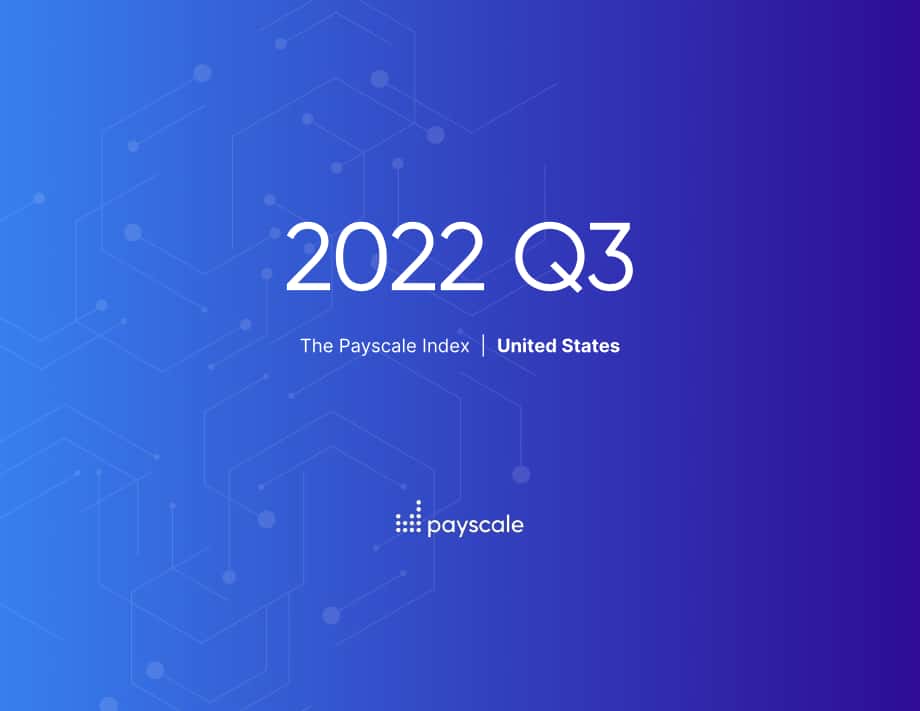 PayScale：2022年第三季度美国现金薪酬指数报告（英文版）（8页）.pdf_第1页