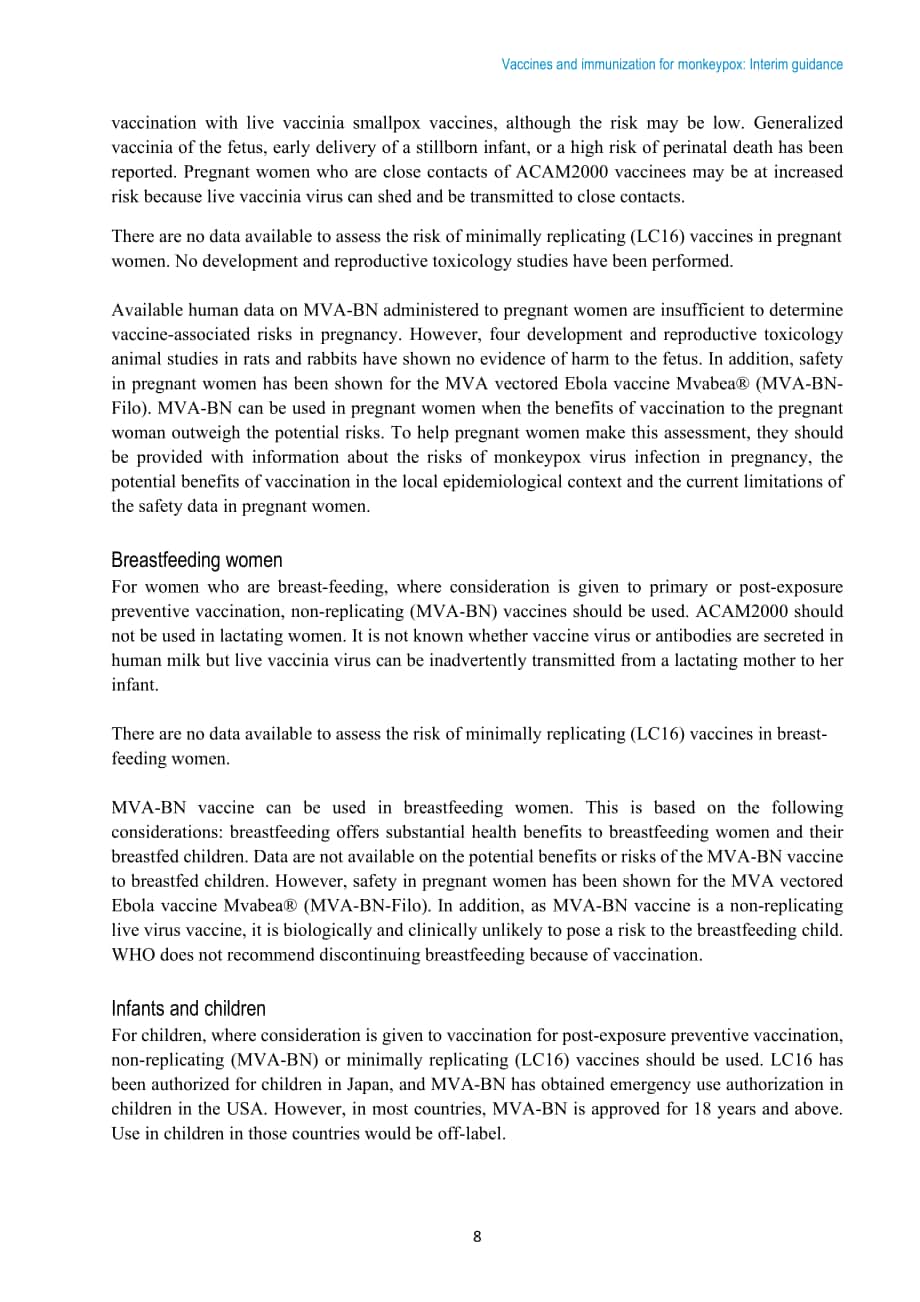 世界卫生组织（WHO）：2022年猴痘疫苗和免疫-临时指南（英文版）（20页）.pdf_第10页
