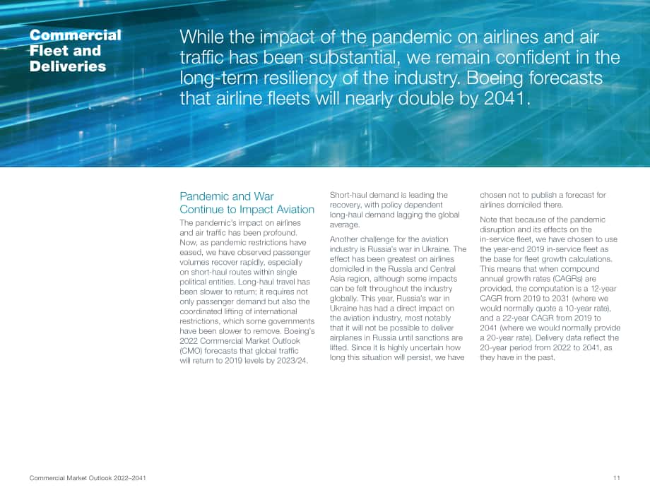 波音（BOEING）：2022-2041年世界民用航空市场展望报告（英文版）（27页）.pdf_第13页
