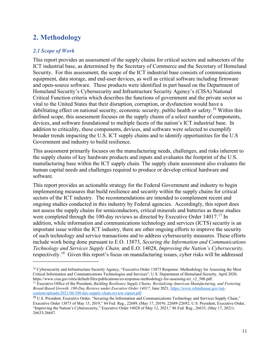 DOC&DHS：美国ICT产业关键供应链评估报告（英文版）（87页）.pdf_第11页