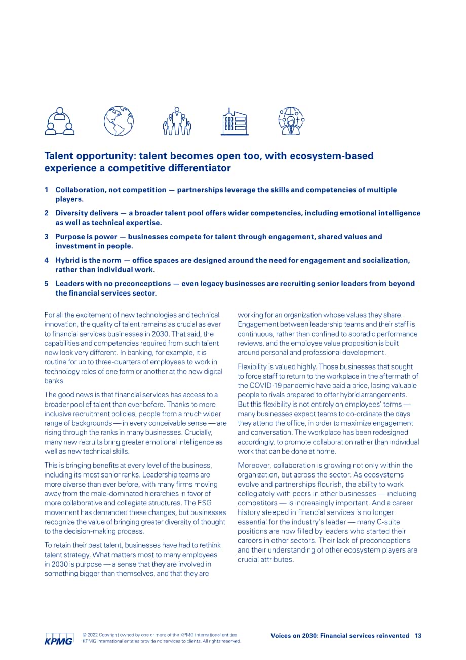 毕马威（KPMG）：2030年展望：金融服务重塑（英文版）（88页）.pdf_第13页