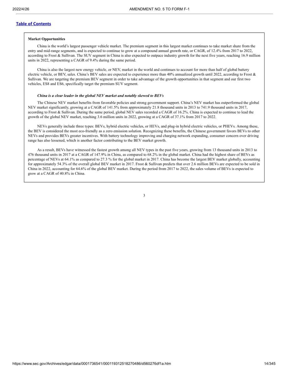 蔚来 NIO Inc.（NIO）美股IPO招股说明书「NYSE」（修订版）（英文版）（345页）.pdf_第14页