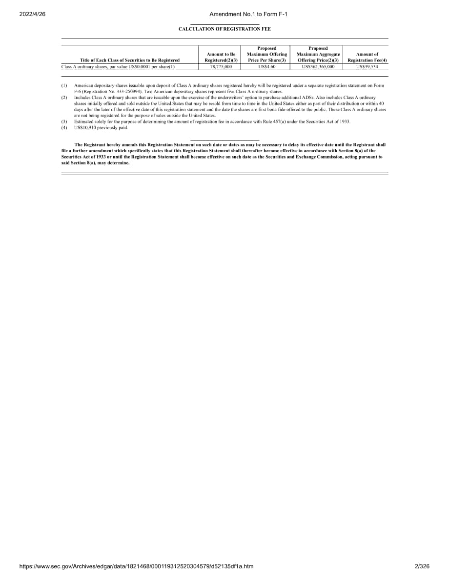 一起教育（YQ.US）美股IPO招股说明书（修订版）（英文版）（326页）.pdf_第2页