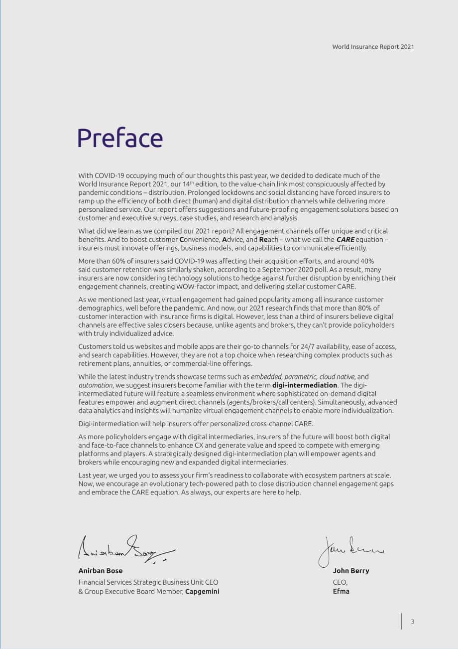 凯捷（Capgemini） & Efma：2021年世界保险报告（英文版）（40页）.pdf_第3页