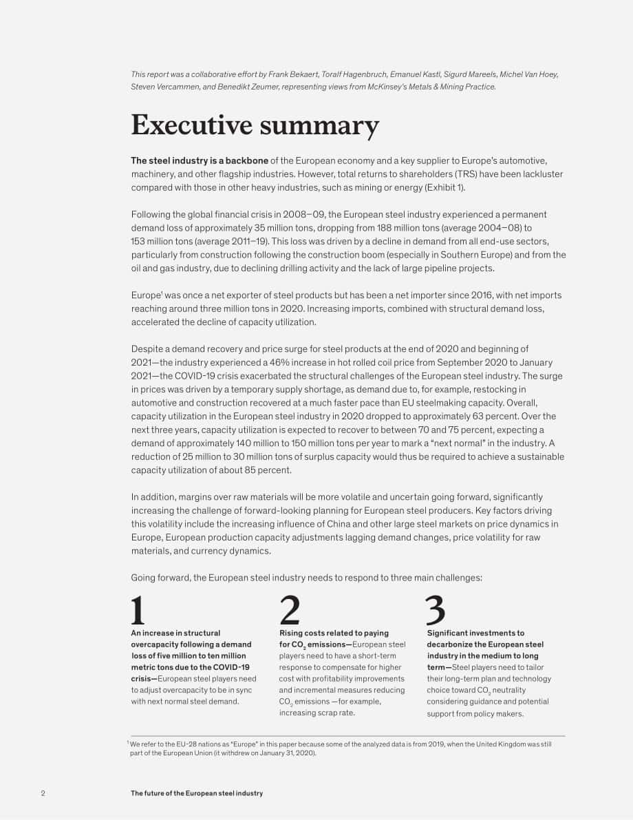 麦肯锡（McKinsey）：欧洲钢铁工业的未来（英文版）（22页）.pdf_第4页
