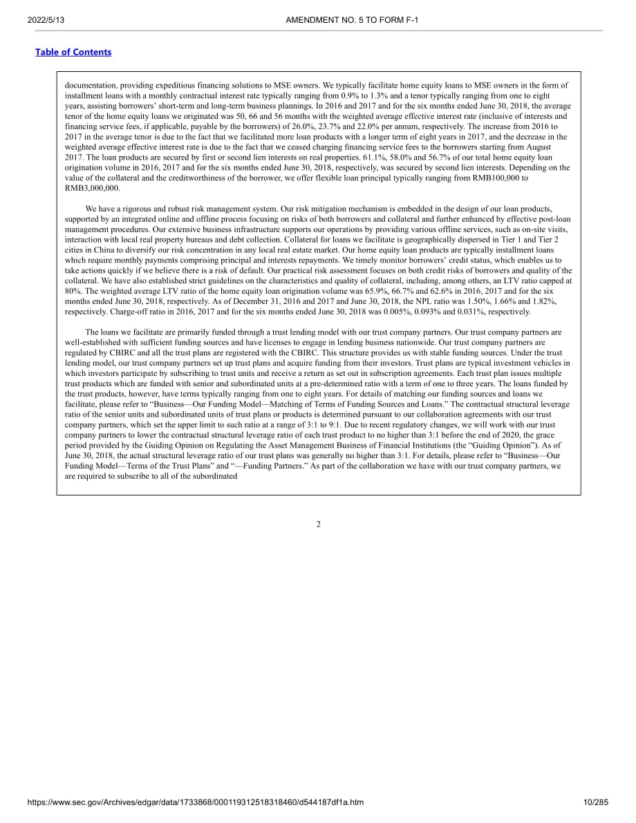 泛华金融（CNF）美股IPO招股说明书（修订版）（英文版）（285页）.pdf_第10页