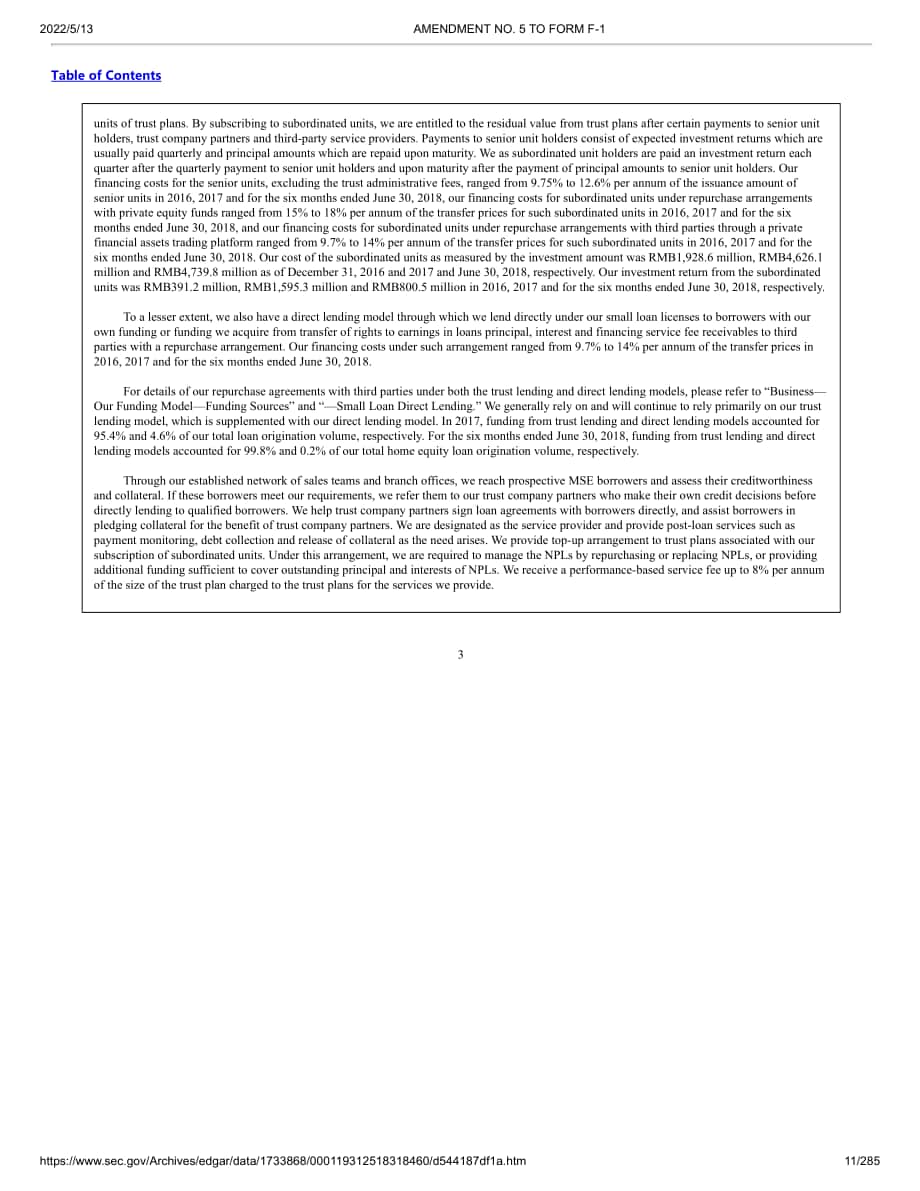 泛华金融（CNF）美股IPO招股说明书（修订版）（英文版）（285页）.pdf_第11页
