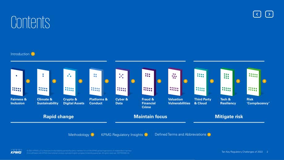 毕马威（KPMG）： 2022年十大监管挑战-防范多米诺骨牌效应（英文版）（18页）.pdf_第2页