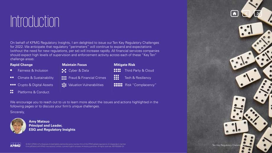 毕马威（KPMG）： 2022年十大监管挑战-防范多米诺骨牌效应（英文版）（18页）.pdf_第3页