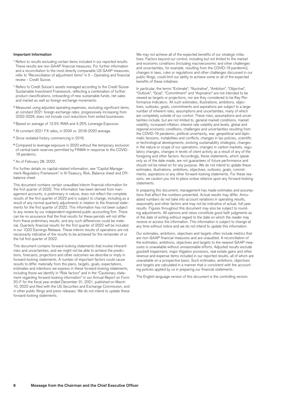 瑞士信贷（CREDIT SUISSE GROUP）2021年年度报告（英文版）（478页）.pdf_第10页