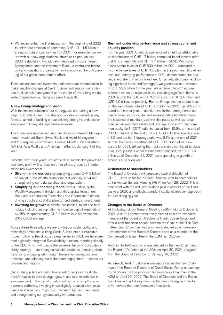瑞士信贷（CREDIT SUISSE GROUP）2021年年度报告（英文版）（478页）.pdf_第8页