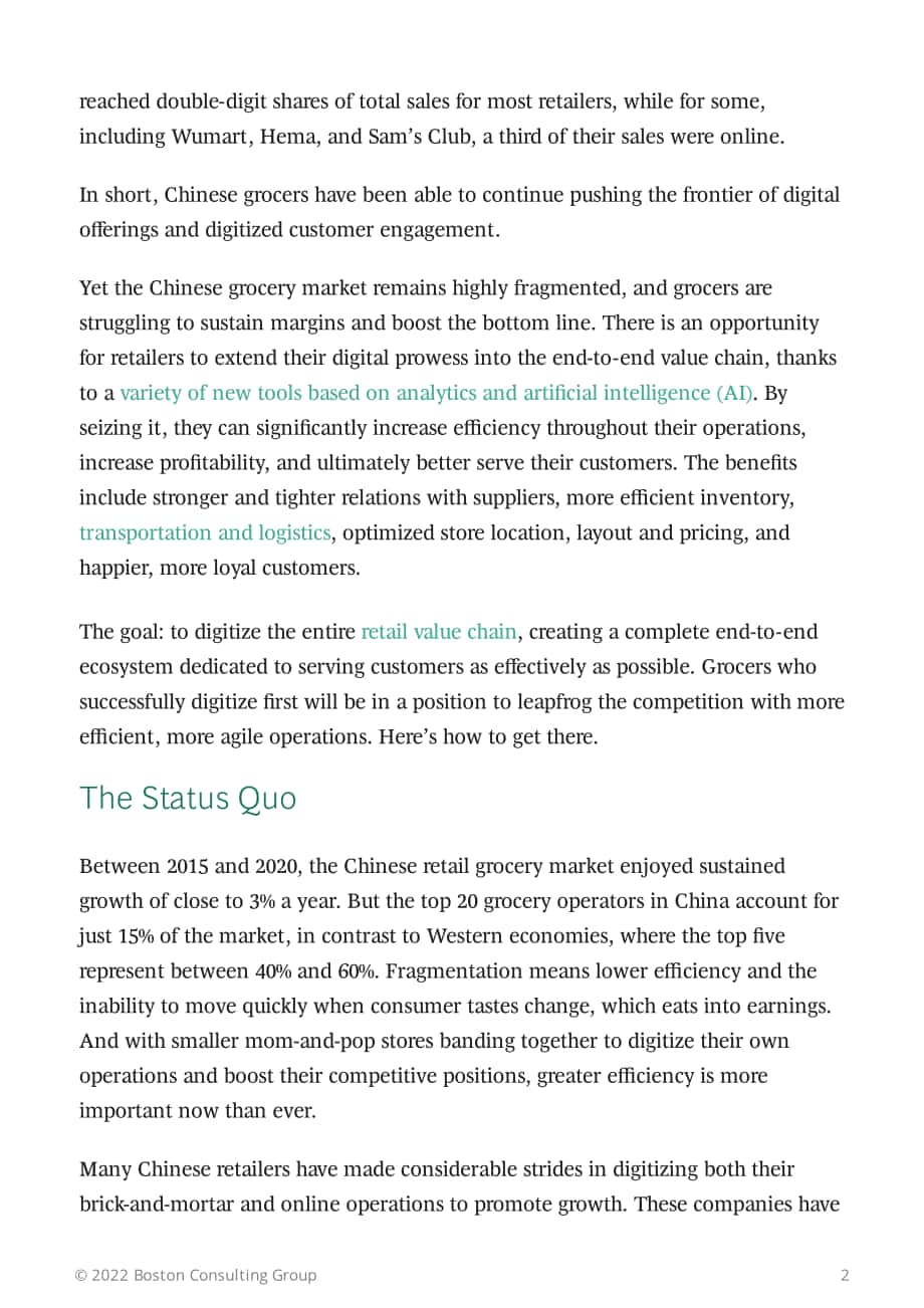 波士顿咨询（BCG）： 中国杂货商如何在竞争中脱颖而出（英文版）（15页）.pdf_第2页