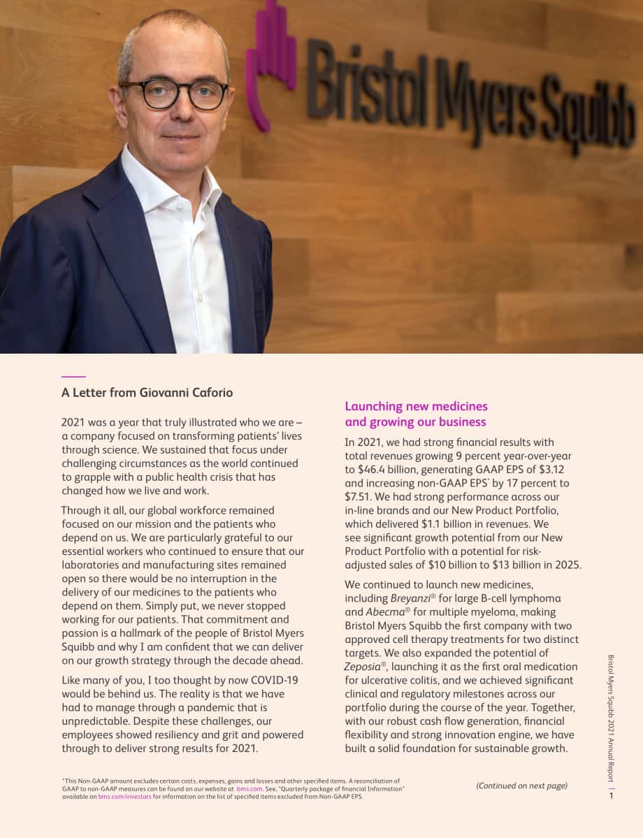 百时美施贵宝Bristol Myers Squibb（BMY）2021年年度报告「NYSE」（英文版）（120页）.pdf_第4页