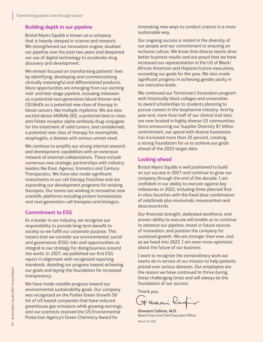 百时美施贵宝Bristol Myers Squibb（BMY）2021年年度报告「NYSE」（英文版）（120页）.pdf_第5页